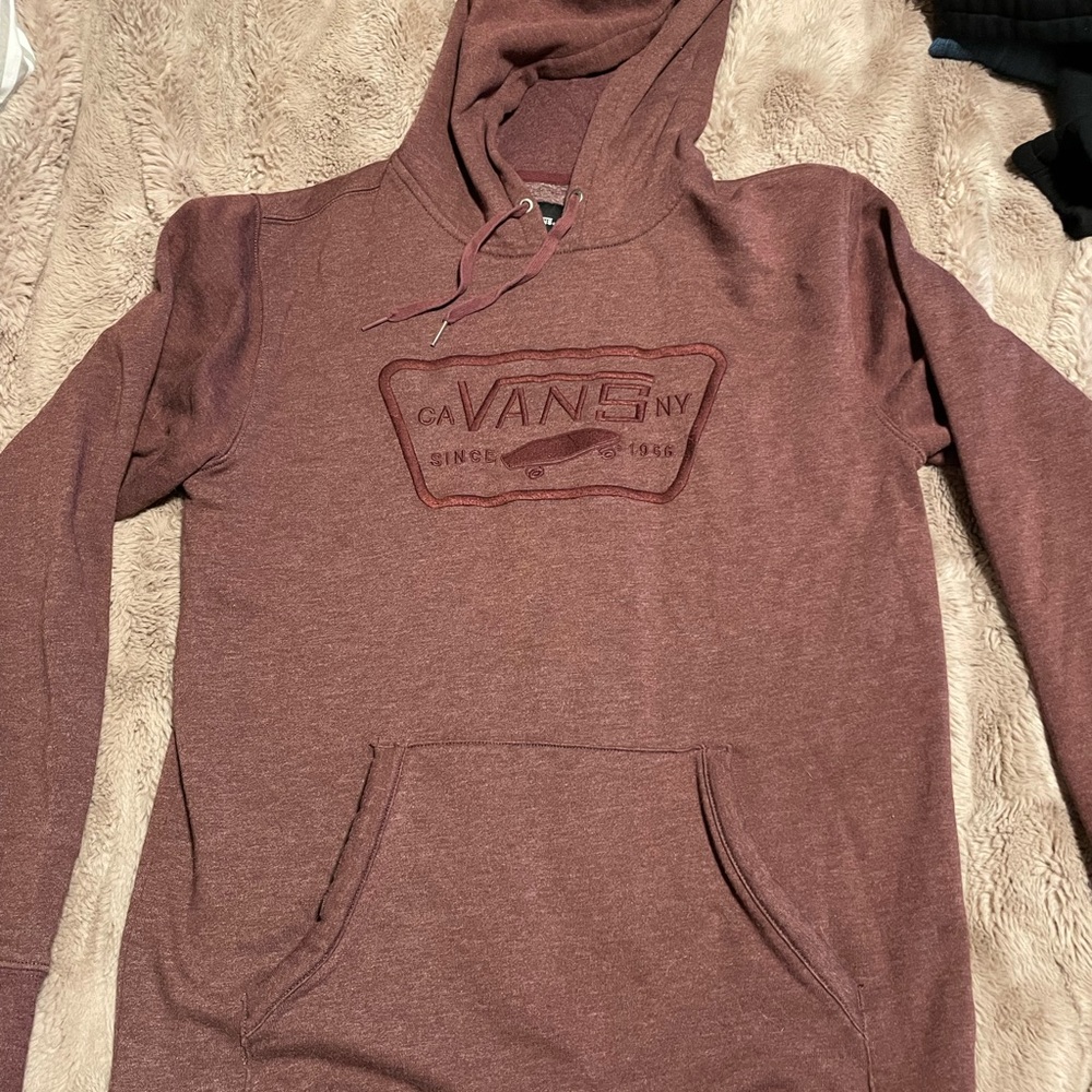 Embroidered vans hoodie